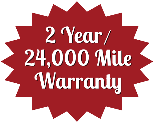 2 Year / 24,000 Mile Warranty